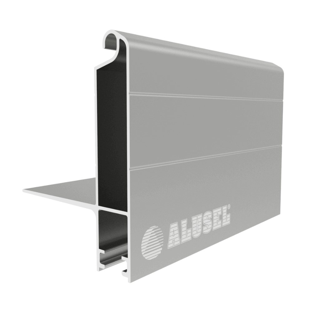 Alüminyum ES-405 Galvaniz Kepenk Köşebentli Alt Parça Lameli