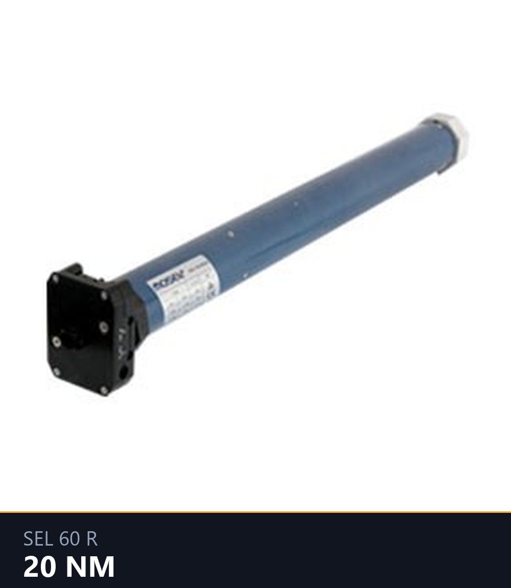Mosel Sel 60 R 20 NM Alıcılı Panjur Motoru